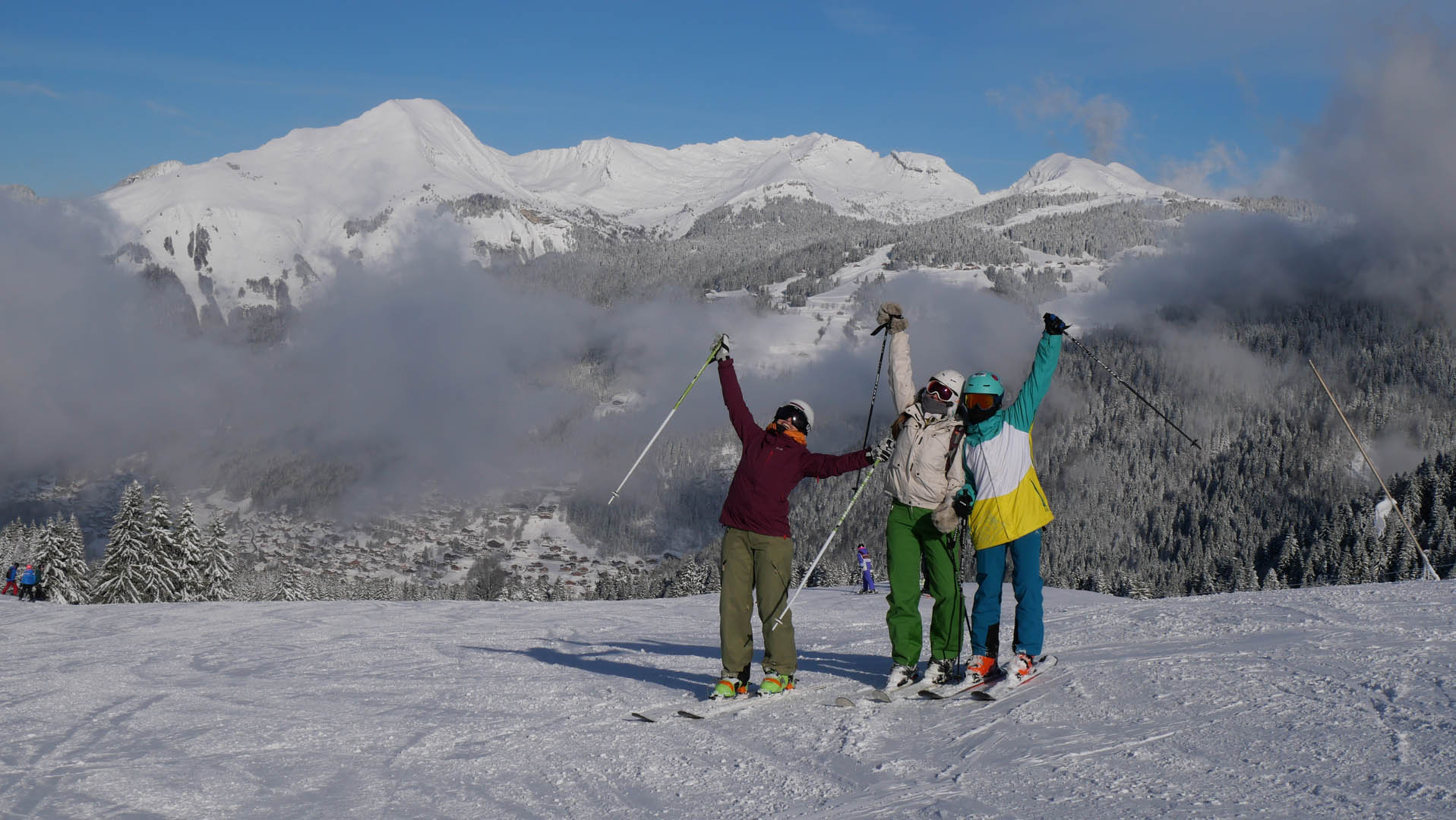 Ski sur le domaine skiable de Morzine-Les Gets